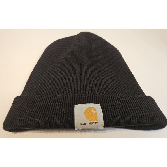 Carhartt Unisex Knit Cuffed Beanie Toque Classic Hat Cap (Black) Osfa - Picture 6 of 8